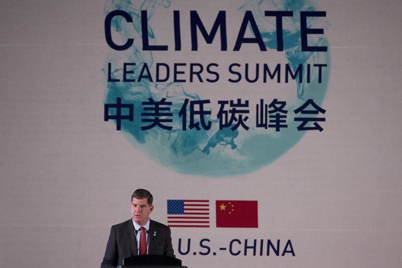 Mayor Walsh address Cities Summit in Beijing, June 2016